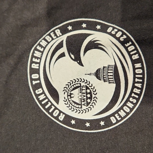 EUC Oscar Mike Apparel 2020 Rolling to Remember Washington DC Men's sz L tshirt - Picture 2 of 7